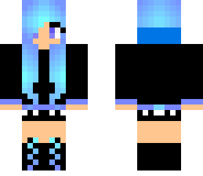 blue gamer girl