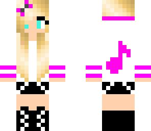 pink music girl