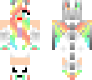 rainbow dragongirl