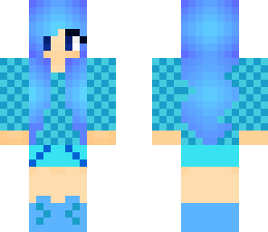 blue girl