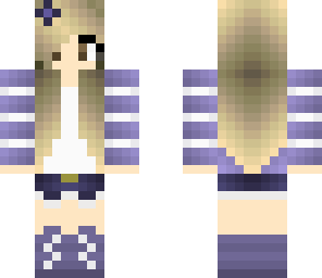 cute purple girl
