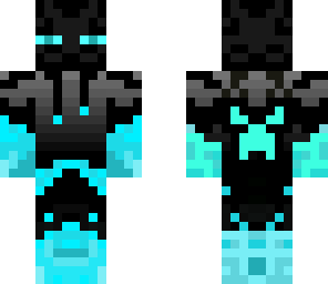 neon blue enderman