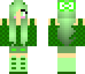 lime cat girl
