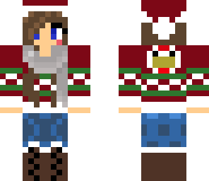 xmas chicken girl