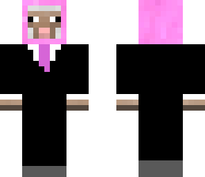 pink sheep in suit