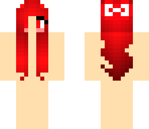 red girl template