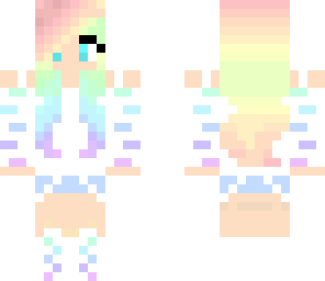 cute rainbow girl