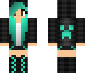 edited creeper girl