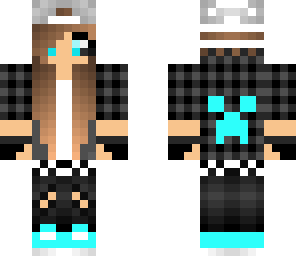 blue gamer girl with headset