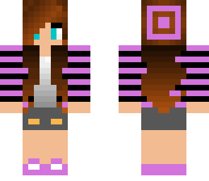 cute purple girl