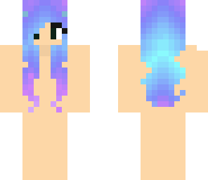 blue hair template