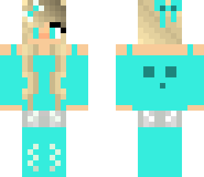 blue slime girl