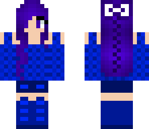 dark blue girl