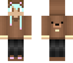edit of a bear skin
