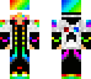 white 'n rainbow