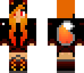 dark flam wol girl