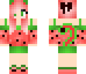 short hair watermelon kitty 