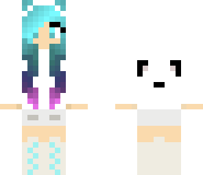 edited panda girl