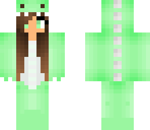 green dino girl