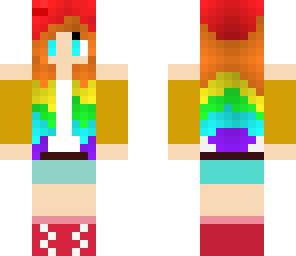 rainbow girl