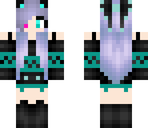 blue kitty girl