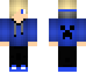 blue creeper hoodie