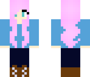 pink hair girl