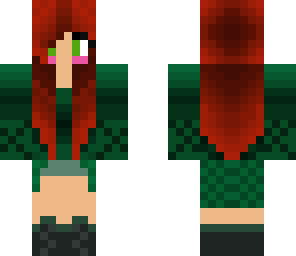 girl with scarlet hair
