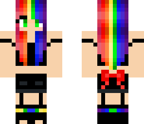sexy colorful girl