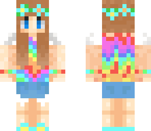 tie dye girl