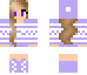 dusty purple sweater gir