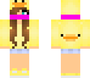 duck girl with skarf