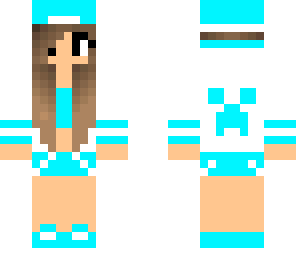 blue creeper girl color series