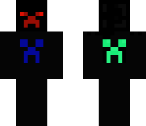 creeper and enderman