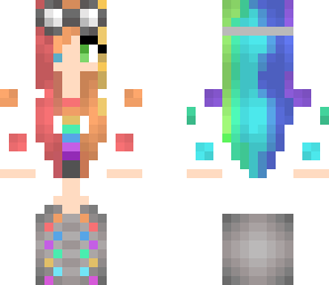 cute rainbow girl