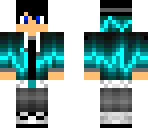 neon blue dude