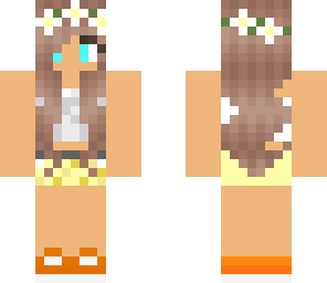 -softy panda- orange and yellow girl