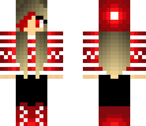 red winter girl