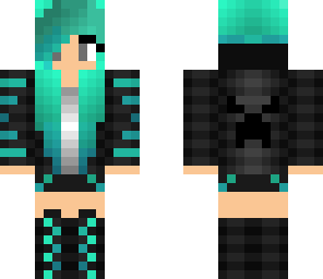 blue girl