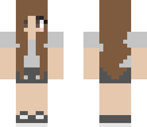 simple brown hair girl