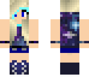 galaxy girl with highlights