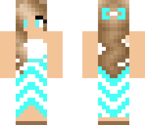 beach blue girl