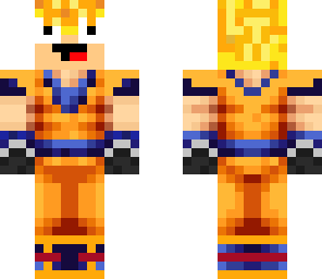 wide eyed goku derp