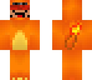 derp charmander onesie with bandana