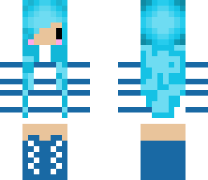 blue girl