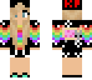 rainbow girl