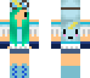 another chibi steampunk narwhal girl
