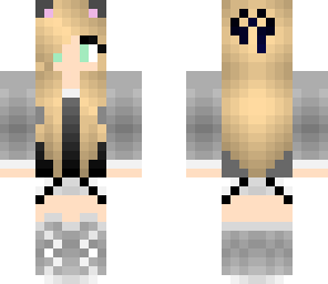gray cat girl