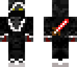 white wither skeleton assassin with updraded sword