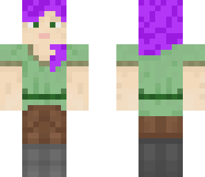 purple alex's hair